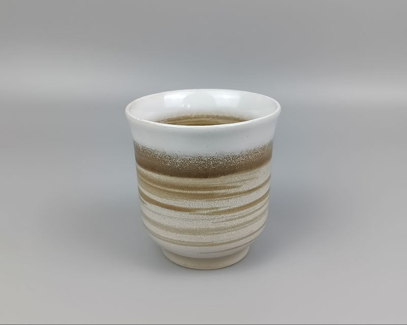 Japanese Style Coarse Pottery Cup Retro Hand Made Tea Cup Gradient Color Cup