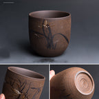 Coarse pottery large capacity tea cup