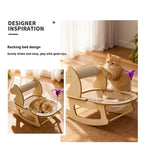 Hemp Rope Column Wear-resistant And Non-shedding Space Capsule Cat Bed