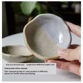 Nordic Irregular Pottery Clay Sauce Dish 34