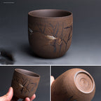 Coarse pottery large capacity tea cup
