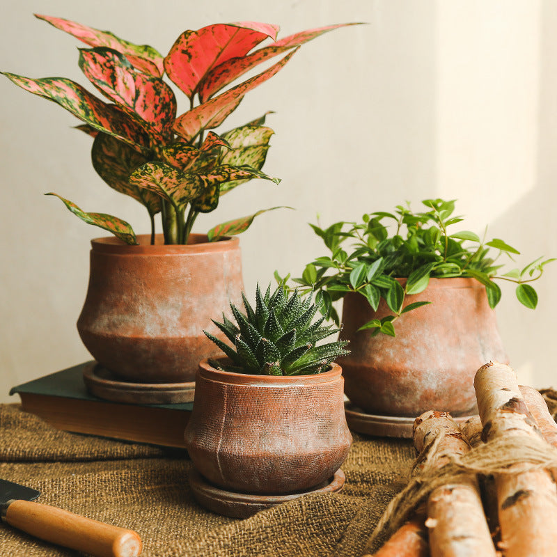 Vintage pottery decoration pottery