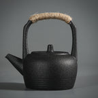 Japanese-style Black Pottery Tea Warmer And Tea Stove Kung Fu Tea Set