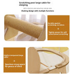 Hemp Rope Column Wear-resistant And Non-shedding Space Capsule Cat Bed