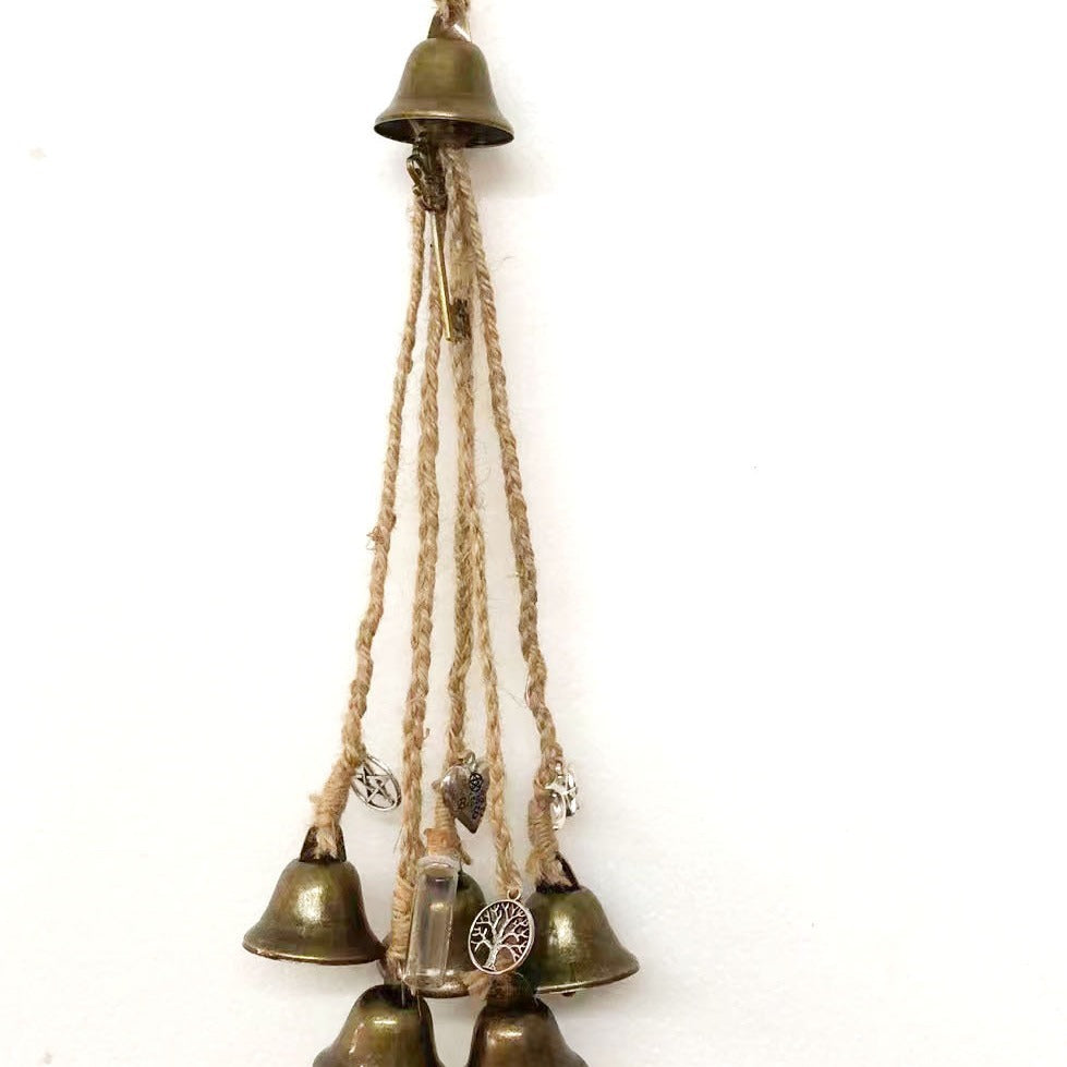 Witches Bells Witch Bell String Hemp Rope Wall Hanging Courtyard Decoration