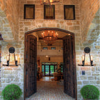 Aisle Corridor Hemp Rope Wrought Iron Wall Lamp