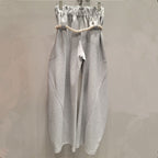 Woven Hemp Rope Belt Loose Wide Leg Leisure Bloomers
