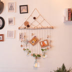 Northern European Pastoral Hemp Rope Natural Stick Hanging Curtain Decoration