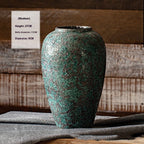 Handmade Old Pottery Pot Stoneware Large Flower