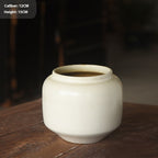 Handmade Coarse Pottery Small Diameter Ceramic Flowerpot