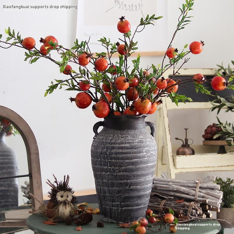 Flower Ware Antique Handmade Old Pottery Pot Flower Pot Earthen Jar Flower Arrangement