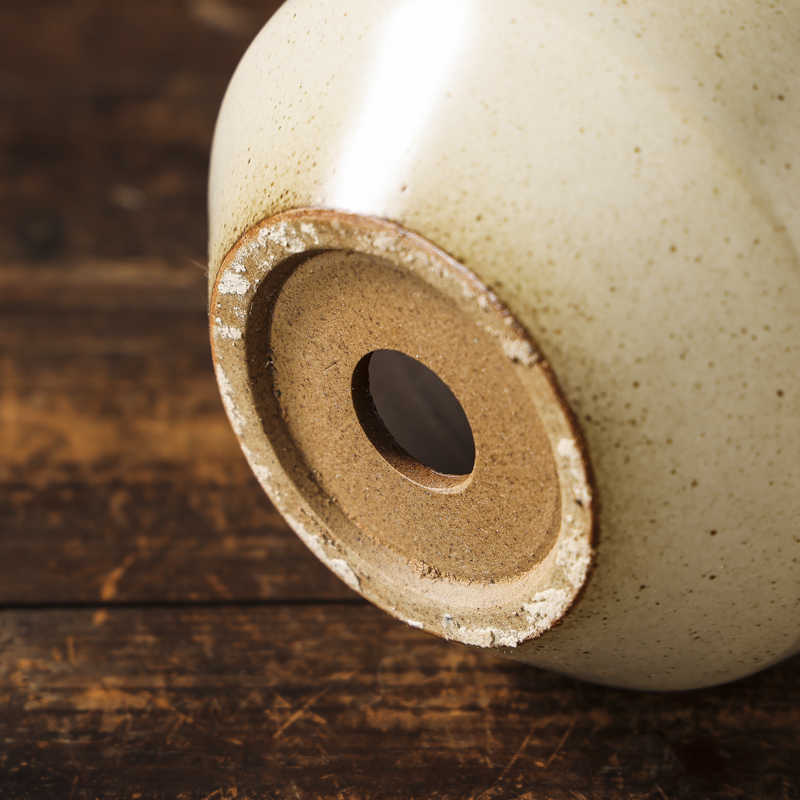 Handmade Coarse Pottery Small Diameter Ceramic Flowerpot