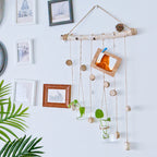 Northern European Pastoral Hemp Rope Natural Stick Hanging Curtain Decoration