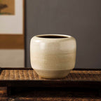 Handmade Coarse Pottery Small Diameter Ceramic Flowerpot