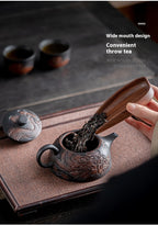 Dragon Year Xianglong Purple Pottery Teapot Relief Purple Clay Home Office Teapot Purple Sand Single Teapot