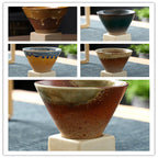 Japanese Style Coarse Pottery Mug Cross-border Hot Drink Retro Creative Hand-pulled Glaze Latte Art Coffee Ceramic Cup