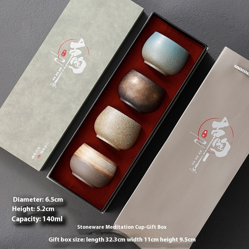 Fashion Japanese Handmade Coarse Pottery Tea Cup