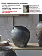 Handmade Coarse Pottery Vase Retro Style