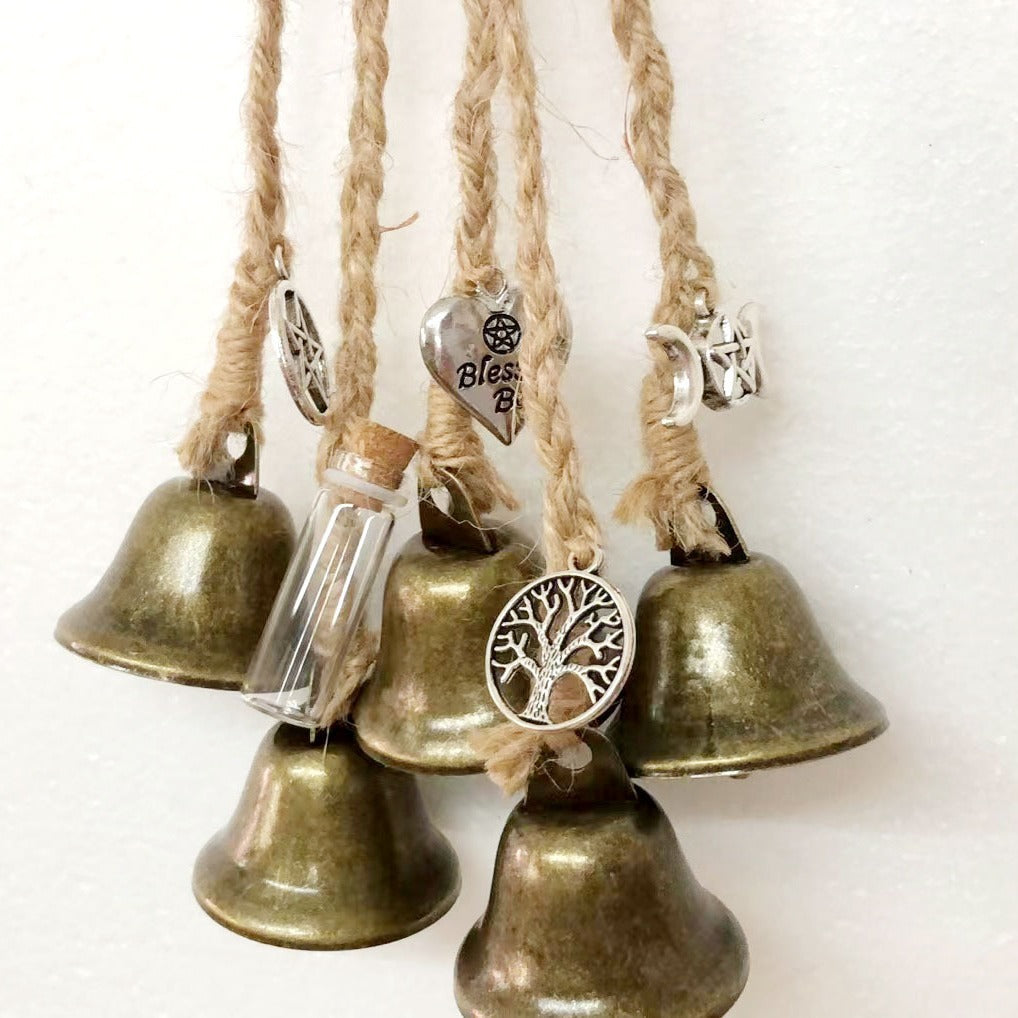 Witches Bells Witch Bell String Hemp Rope Wall Hanging Courtyard Decoration