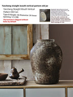 Handmade Coarse Pottery Vase Retro Style