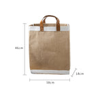 Waterproof Large Capacity Shopping Environmental Protection Cotton And Hemp Handbag