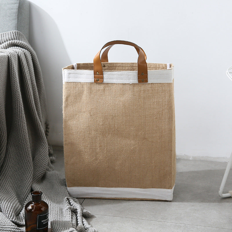 Waterproof Large Capacity Shopping Environmental Protection Cotton And Hemp Handbag