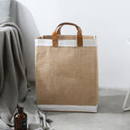 Waterproof Large Capacity Shopping Environmental Protection Cotton And Hemp Handbag